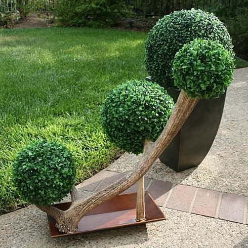 Artificial Boxwood Topiary Ball