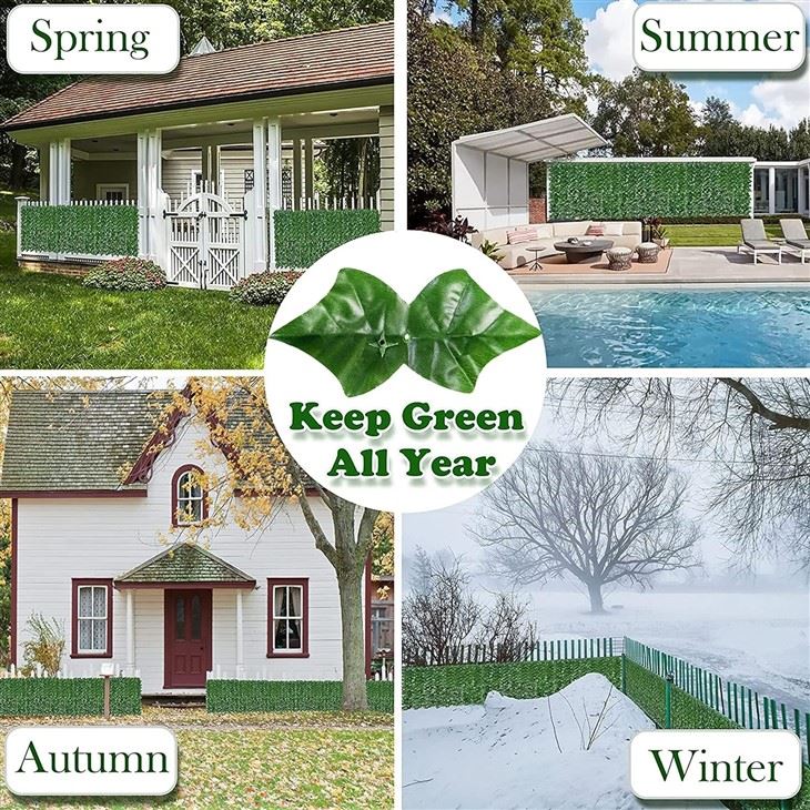 Artificial Ivy Privacy Fence