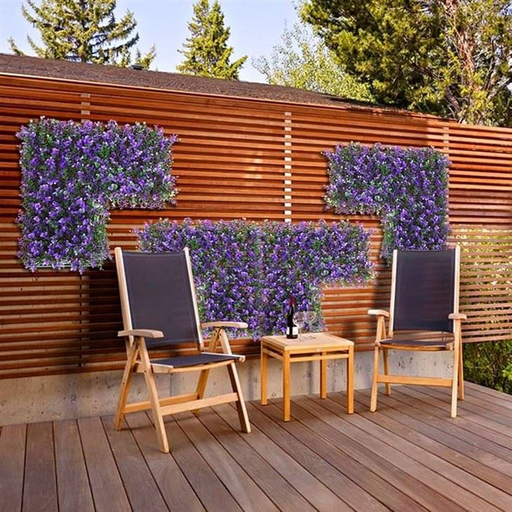 Fake Boxwood Panels