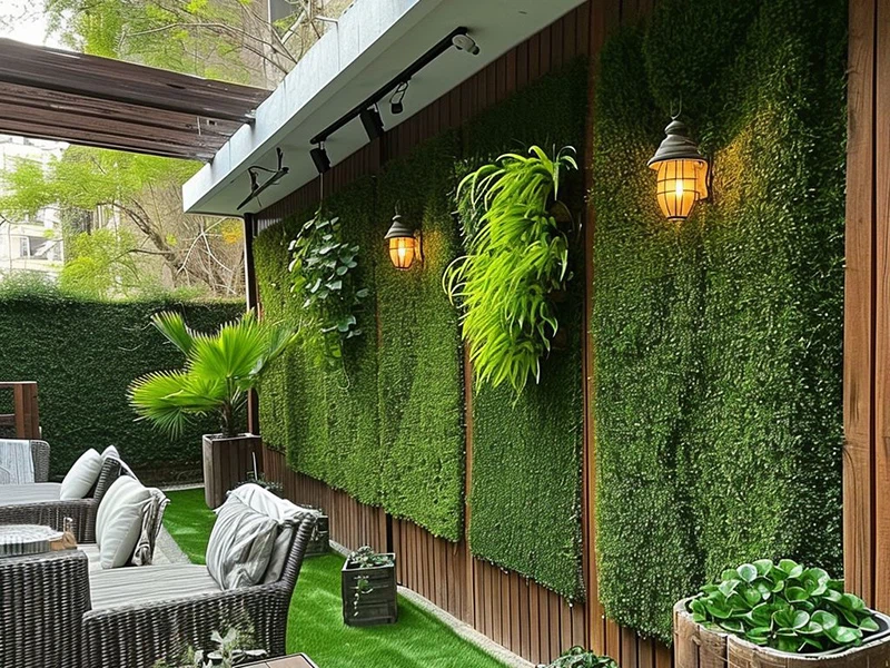 Artificial Greenery Wall Panel Outdoor Advantages Artificial Greenery Wall Panel Outdoor Advantages