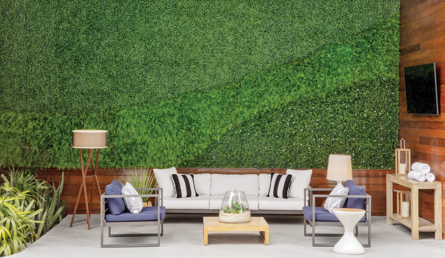 faux foliage panel faux foliage panel
