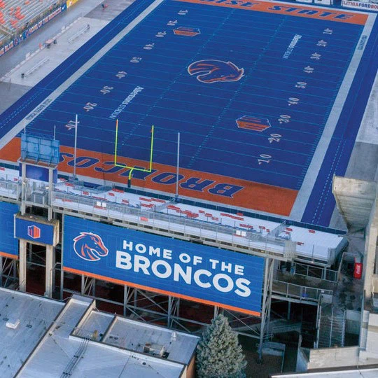 colored turf football field colored turf football field