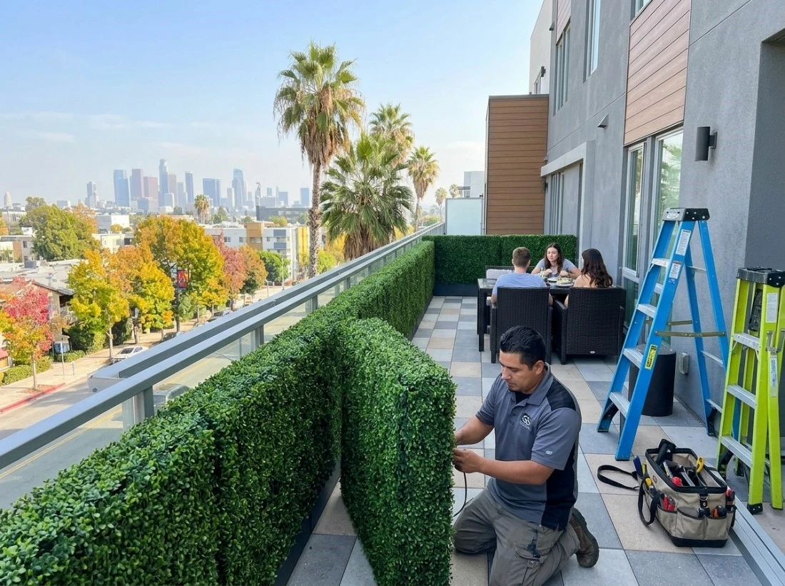 Linwoo Artificial Hedge Project Linwoo Artificial Hedge Project