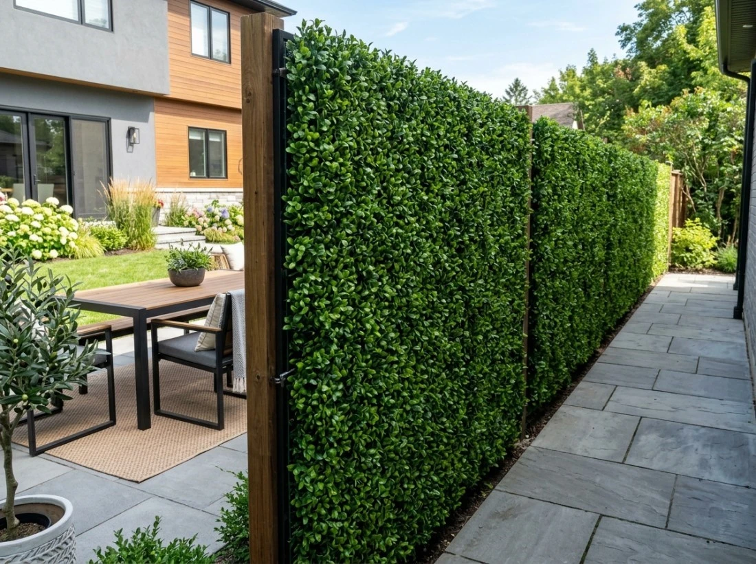 Linwoo Artificial Hedge Project Linwoo Artificial Hedge Project